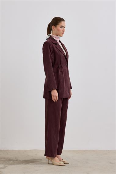 İbiza Ceketli Pantolonlu Takım MÜRDÜM