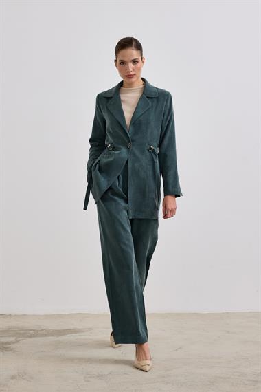 İbiza Ceketli Pantolonlu Takım ZÜMRÜT