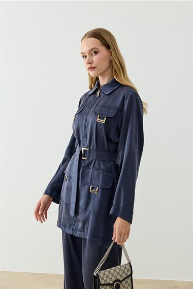 IRIS PANTOLONLU TAKIM LACİVERT