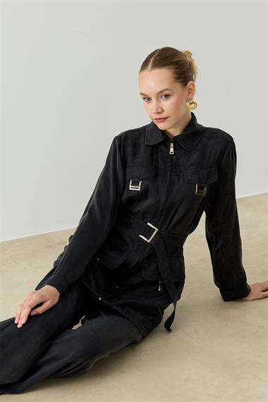 IRIS PANTOLONLU TAKIM SİYAH