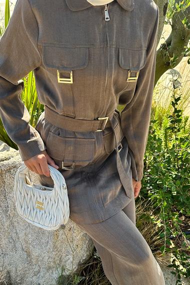 IRIS PANTOLONLU TAKIM VİZON