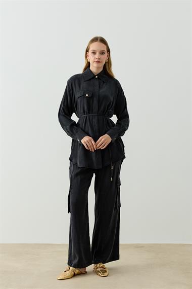 KOKI PANTOLONLU TAKIM SİYAH