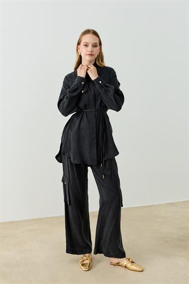 KOKI PANTOLONLU TAKIM SİYAH