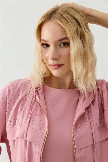 LAMIA ELBİSE TAKIM PUDRA