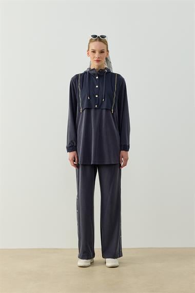 LATINA PANTOLONLU TAKIM LACİVERT