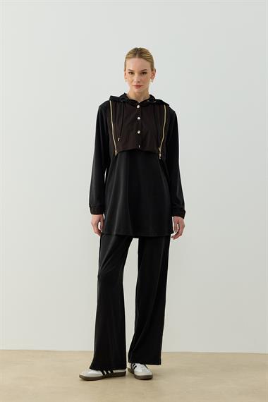 LATINA PANTOLONLU TAKIM SİYAH