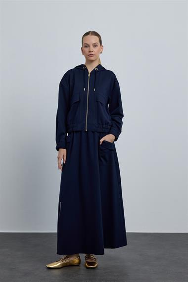 LISA ETEKLİ TAKIM LACİVERT