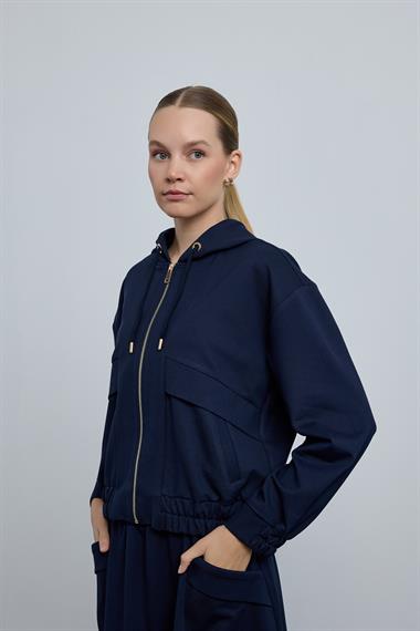 LISA ETEKLİ TAKIM LACİVERT