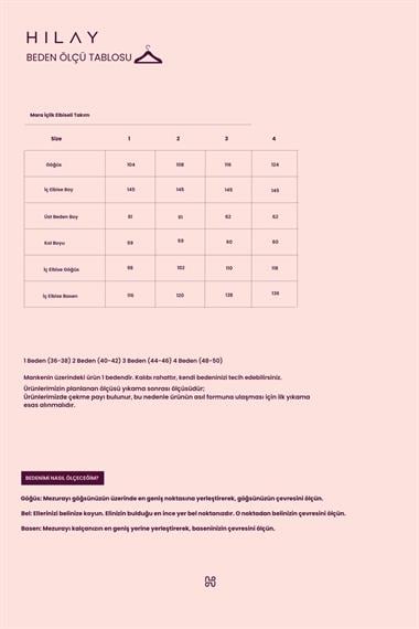 Mara Kruvaze Kaplama Düğmeli İçlik Elbiseli Takım ADAÇAYI