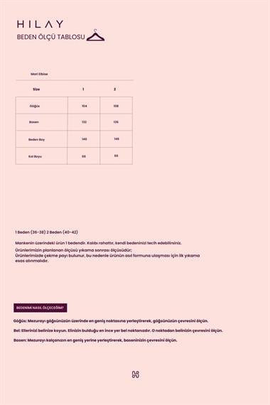 Mari Belden Oturtmalı Lyocell Elbise MÜRDÜM