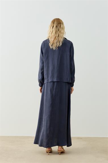 MELOSH ELBİSE TAKIM LACİVERT