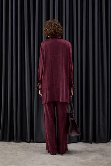 Misa Jakar Garnili Pantolonlu Takım MÜRDÜM