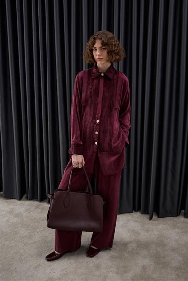 Misa Jakar Garnili Pantolonlu Takım MÜRDÜM