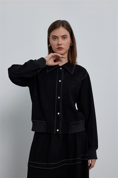 NAYS ETEKLİ TAKIM SİYAH