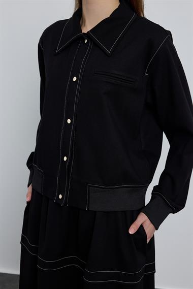 NAYS ETEKLİ TAKIM SİYAH