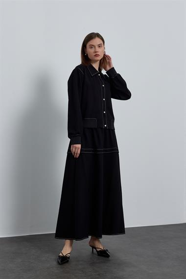 NAYS ETEKLİ TAKIM SİYAH