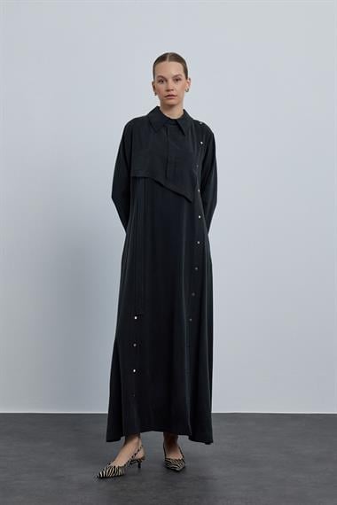 NEW FANIY ELBİSE SİYAH