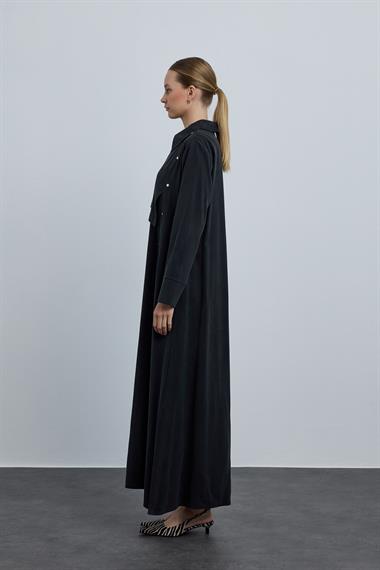 NEW FANIY ELBİSE SİYAH