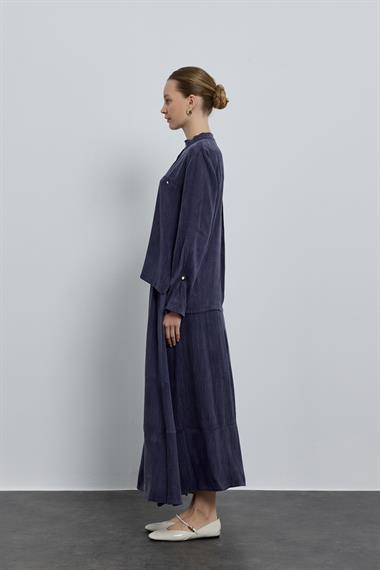 NEW LANA ETEKLİ TAKIM LACİVERT