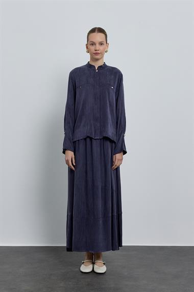 NEW LANA ETEKLİ TAKIM LACİVERT