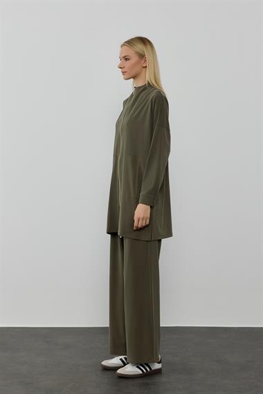 NEW LEILA PANTOLONLU TAKIM HAKİ