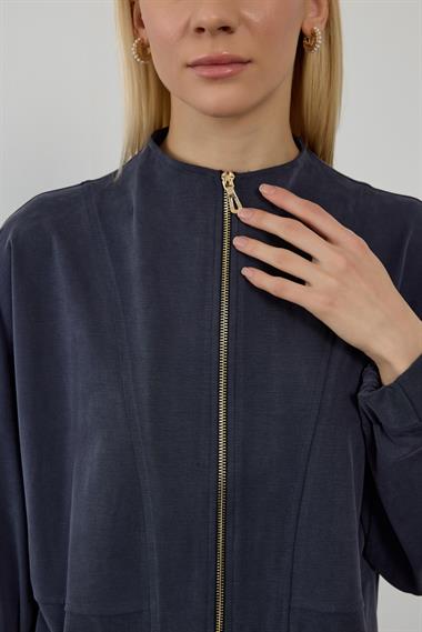 NEW LEILA PANTOLONLU TAKIM LACİVERT