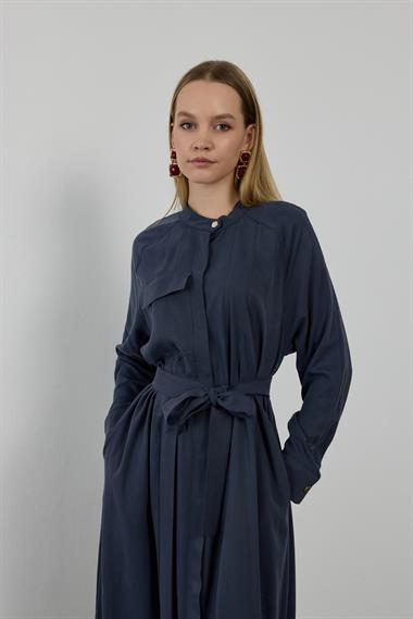 NEW LIZZY ELBİSE LACİVERT