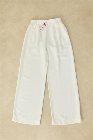 NEW PALAZZO PANTOLON BEYAZ