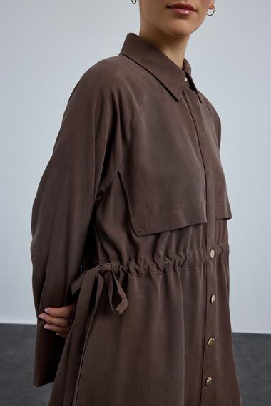 NEW STELLA PANTOLONLU TAKIM KAHVERENGİ