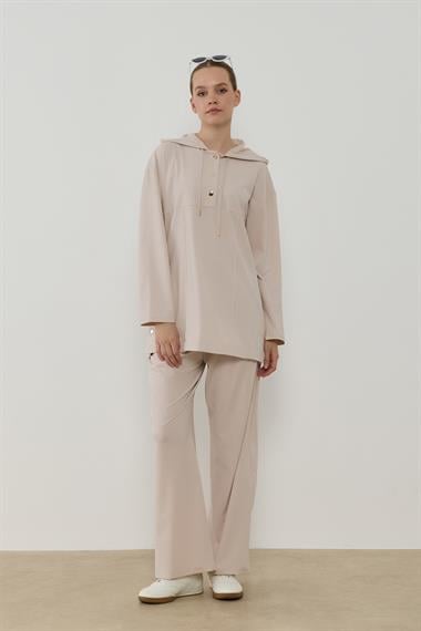 NEW STONE PANTOLONLU TAKIM BEJ