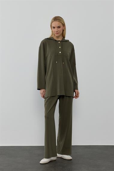 NEW STONE PANTOLONLU TAKIM HAKİ