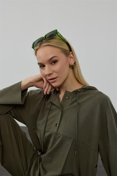 NEW STONE PANTOLONLU TAKIM HAKİ