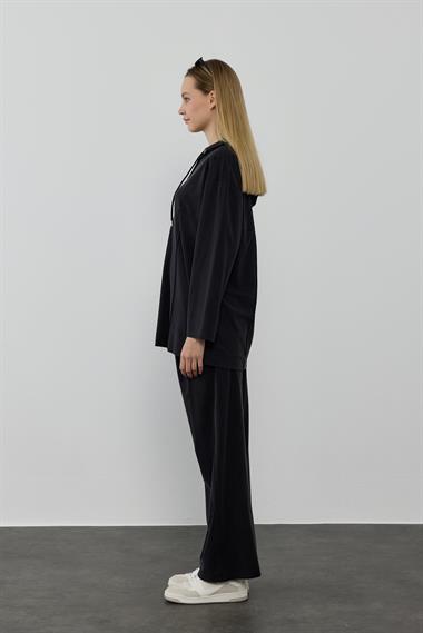 NEW STONE PANTOLONLU TAKIM SİYAH