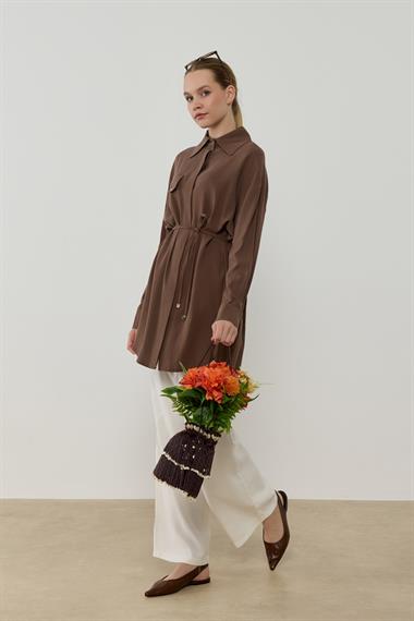 NEW TERA GÖMLEK KAHVERENGİ