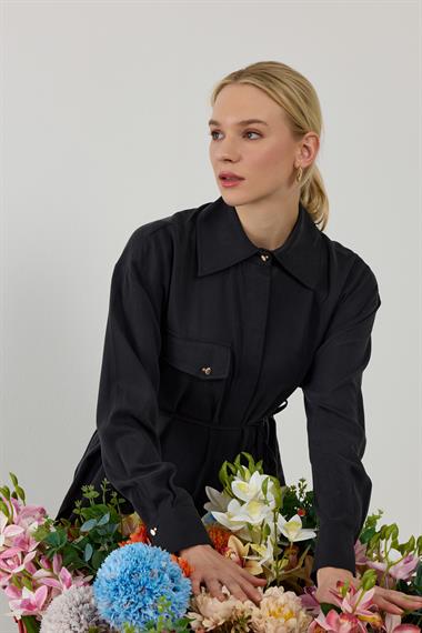 NEW TERA GÖMLEK SİYAH