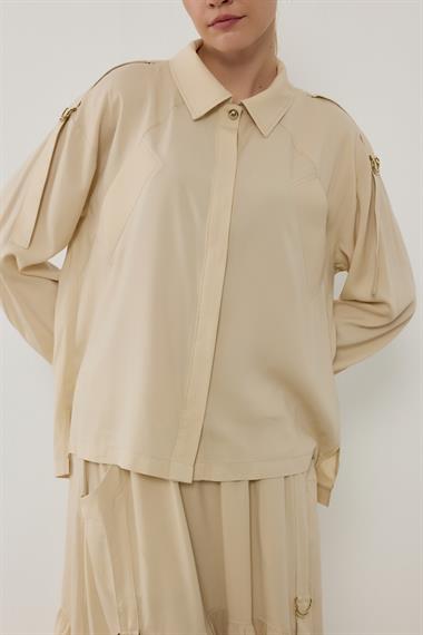 NINA ETEKLİ TAKIM BEJ