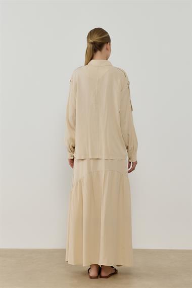 NINA ETEKLİ TAKIM BEJ