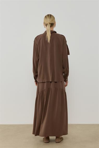 NINA ETEKLİ TAKIM KAHVERENGİ