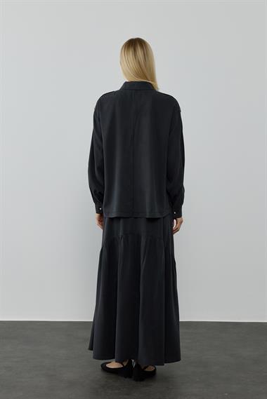 NINA ETEKLİ TAKIM SİYAH