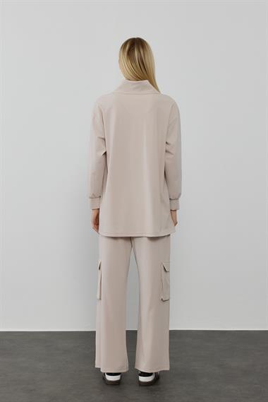 NORA PANTOLONLU TAKIM BEJ