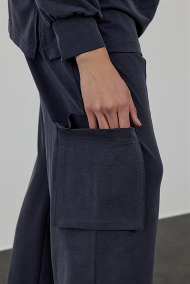 NORA PANTOLONLU TAKIM LACİVERT