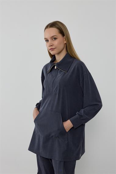 NORA PANTOLONLU TAKIM LACİVERT