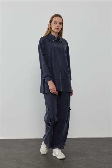 NORA PANTOLONLU TAKIM LACİVERT