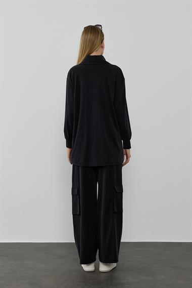 NORA PANTOLONLU TAKIM SİYAH