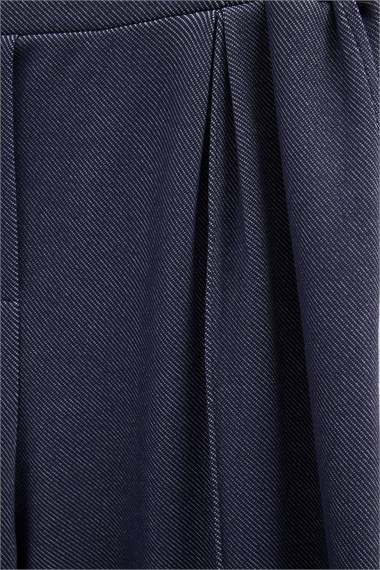 Porto Çıma Detaylı Örme Denim Pantolon LACİVERT