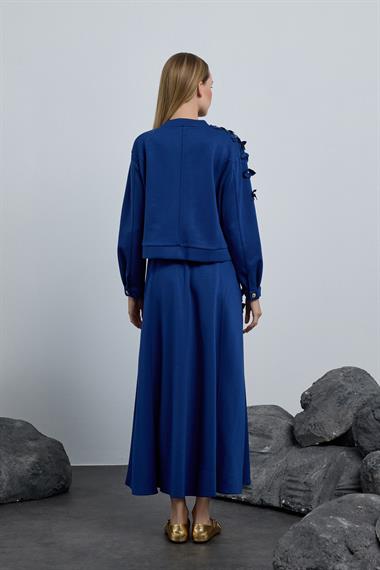 PREMIUM ETEKLİ TAKIM LACİVERT