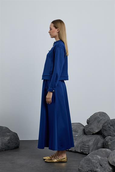 PREMIUM ETEKLİ TAKIM LACİVERT