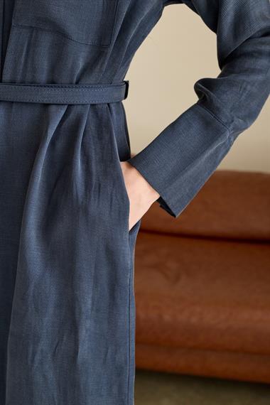 Rio Allerli Cepli Uzun Tunik LACİVERT