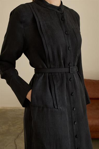 Rio Allerli Cepli Uzun Tunik SİYAH