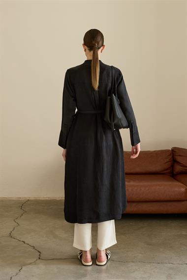 Rio Allerli Cepli Uzun Tunik SİYAH